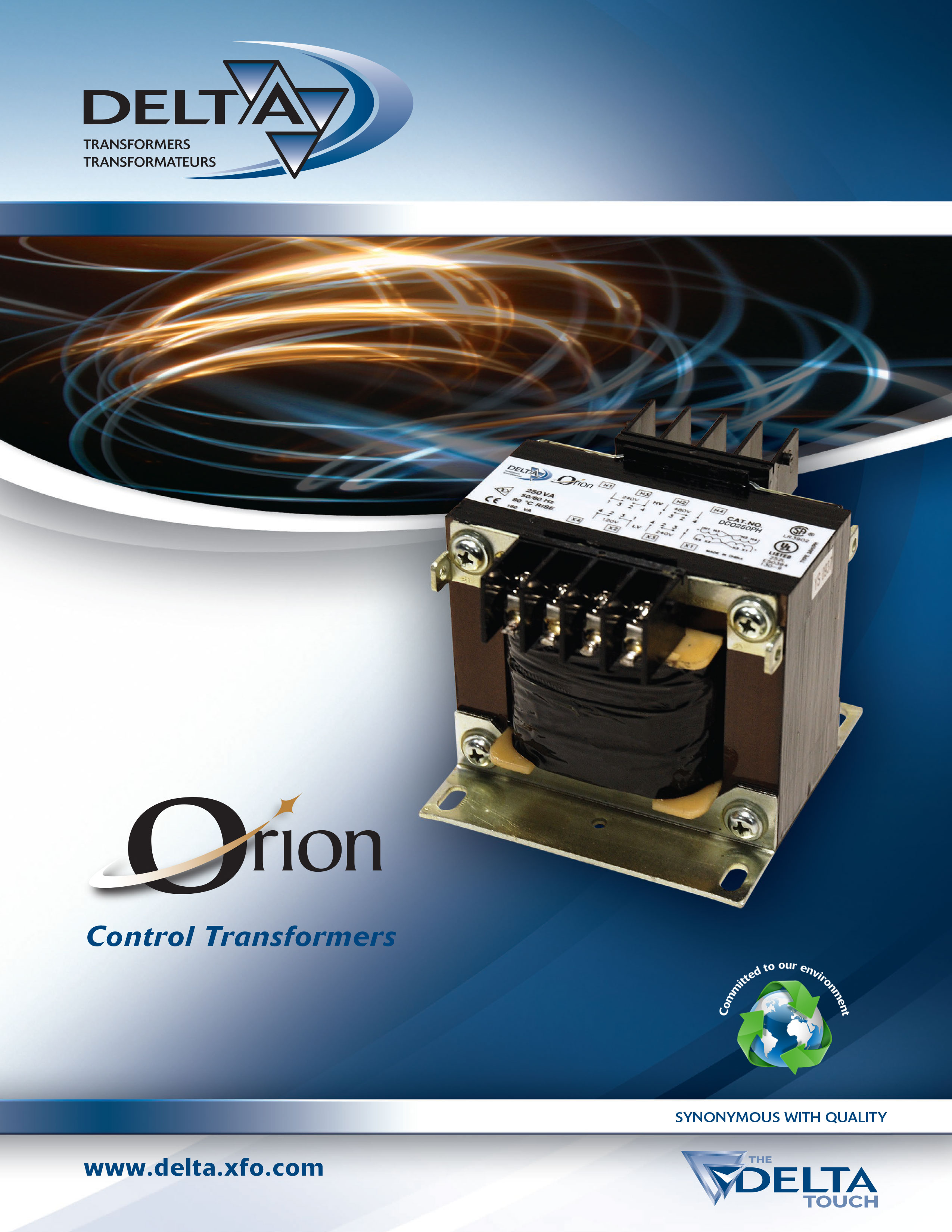 Control transformer brochure cover