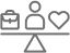 Work-life balance icon