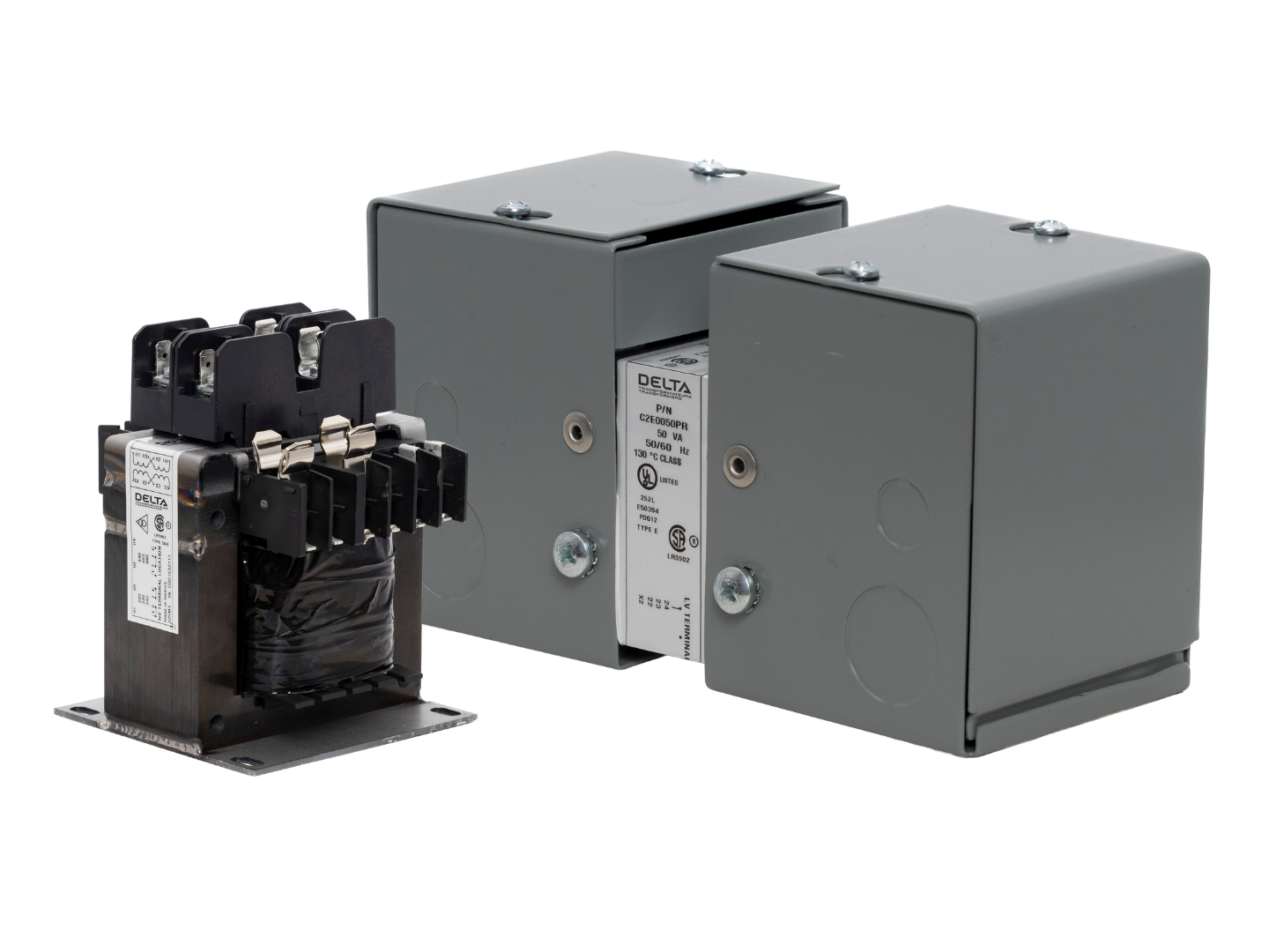 Open and enclosed control transformers