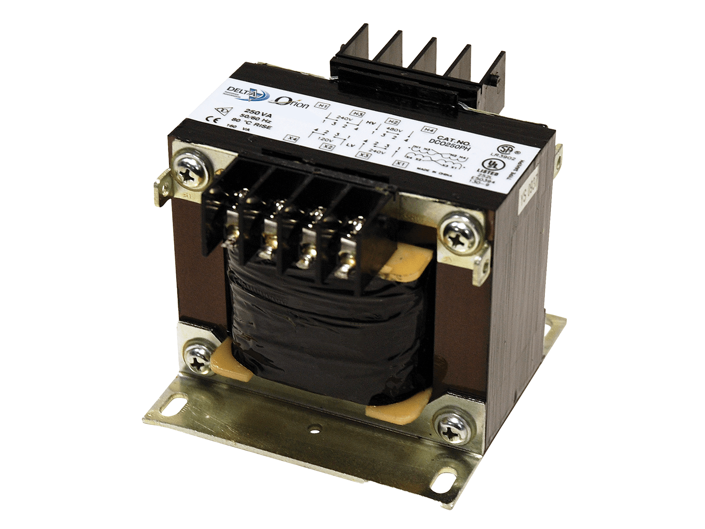 Open core and coil control transformer